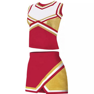 Cheap High Quality Professional Custom Women Cheerleading Uniform Sublimation Printing Cheer Practice Uniforms