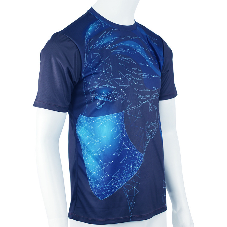 Wholesale New Design Faux Bleach sublimation print blanks t shirts adults kids 100% Polyester printed men's womens t shirts