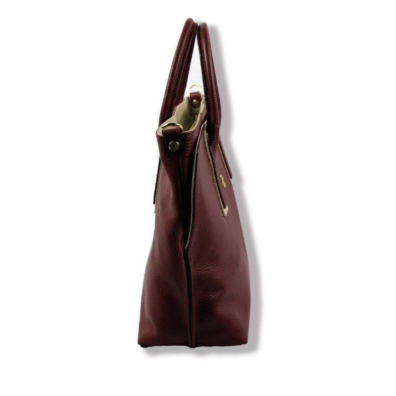 Made in Italy Women's Bag Shoulder Bag Soft Calfskin Internal Compartment With Zip Double Handle Handbag Shoulder Strap