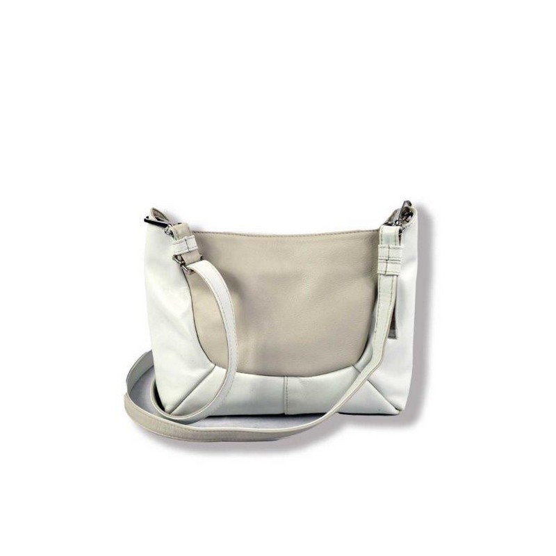 Made in Italy Women's Bag Soft Calfskin Internal Compartment With Zip Shoulder Bag With Soft Calfskin Shoulder Strap