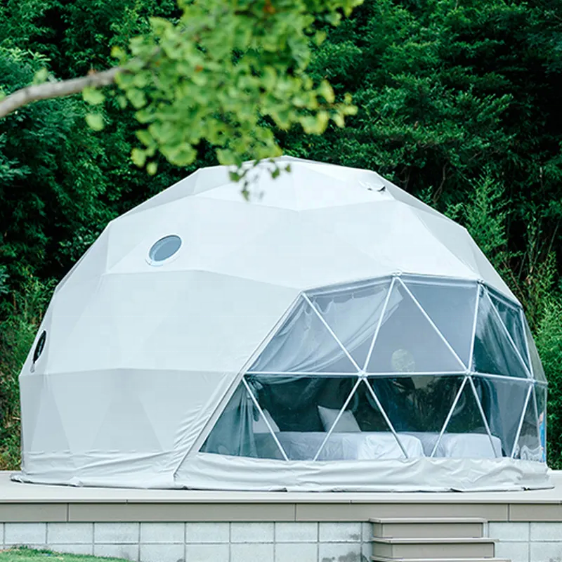 Geodesic DomeTransparent Dome Tent DOME Luxury Glamping Resort Camping Geodesic Dome Tent