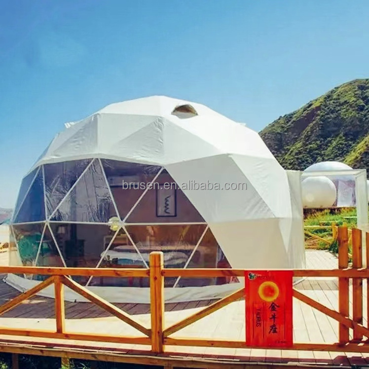 Factory geodesic camp dome tent Transparent Turtle Dome House Tent camping igloo geodesic dome house tent