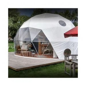 Factory Outdoor Trade Show Tent Hotel Garden Party Luxury Glamping Snow-resistance Winter Geodesic Dome Tent