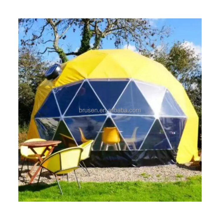 Geodesic DomeTransparent Dome Tent DOME Luxury Glamping Resort Camping Geodesic Dome Tent