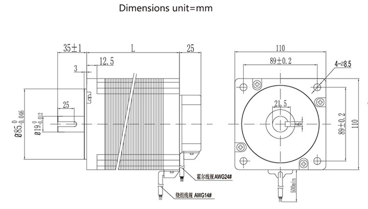 Brushless DC Motor Manufacturer 48V  310V  Hall Sensor 1KW 2KW 3KW 1500W BLDC Motor with Low Cost for Various Machine