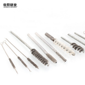 Elaborate brass shaft nylon abrasive and steel wire brushes/ filament for nylon abrasive brush