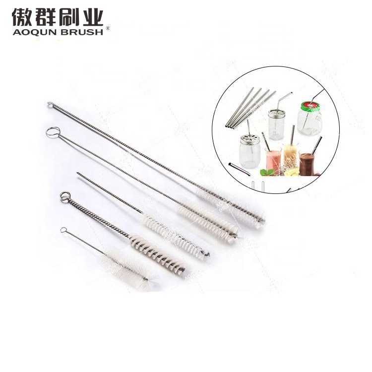 High Quality Stainless Steel Drink Cleaning Brush For Straw