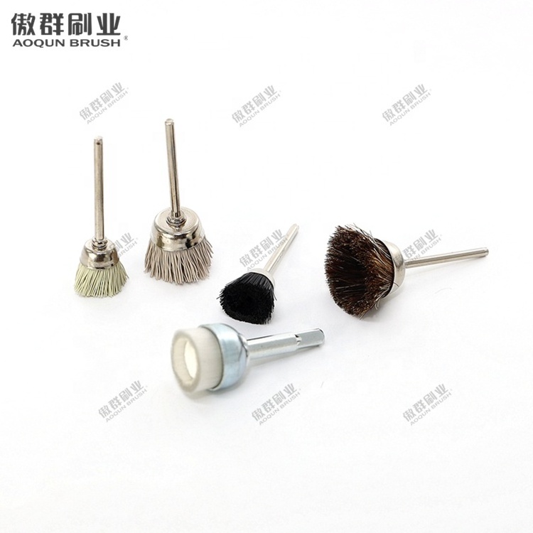 Jewelry Cleaning Banded Crimped Wire End Brush