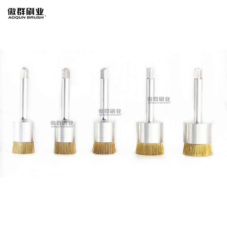 Jewelry Cleaning Banded Crimped Wire End Brush