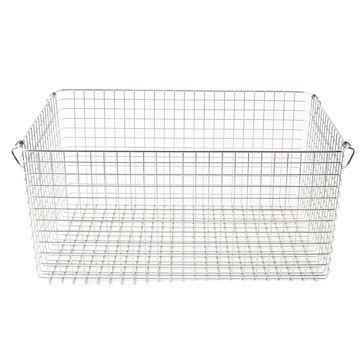 Rectangle Stainless Steel Bread Basket Rectangle Clothing Metal Storage Basket