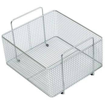 Metal Storage Organizer Stainless Steel Basket Wire Mesh With Handles For Kitchen