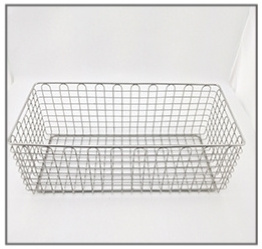 Multifunctional Fruit Vegetable Kitchen Stainless Steel Metal Wire Mesh Storage Basket