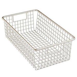 Multifunctional Fruit Vegetable Kitchen Stainless Steel Metal Wire Mesh Storage Basket