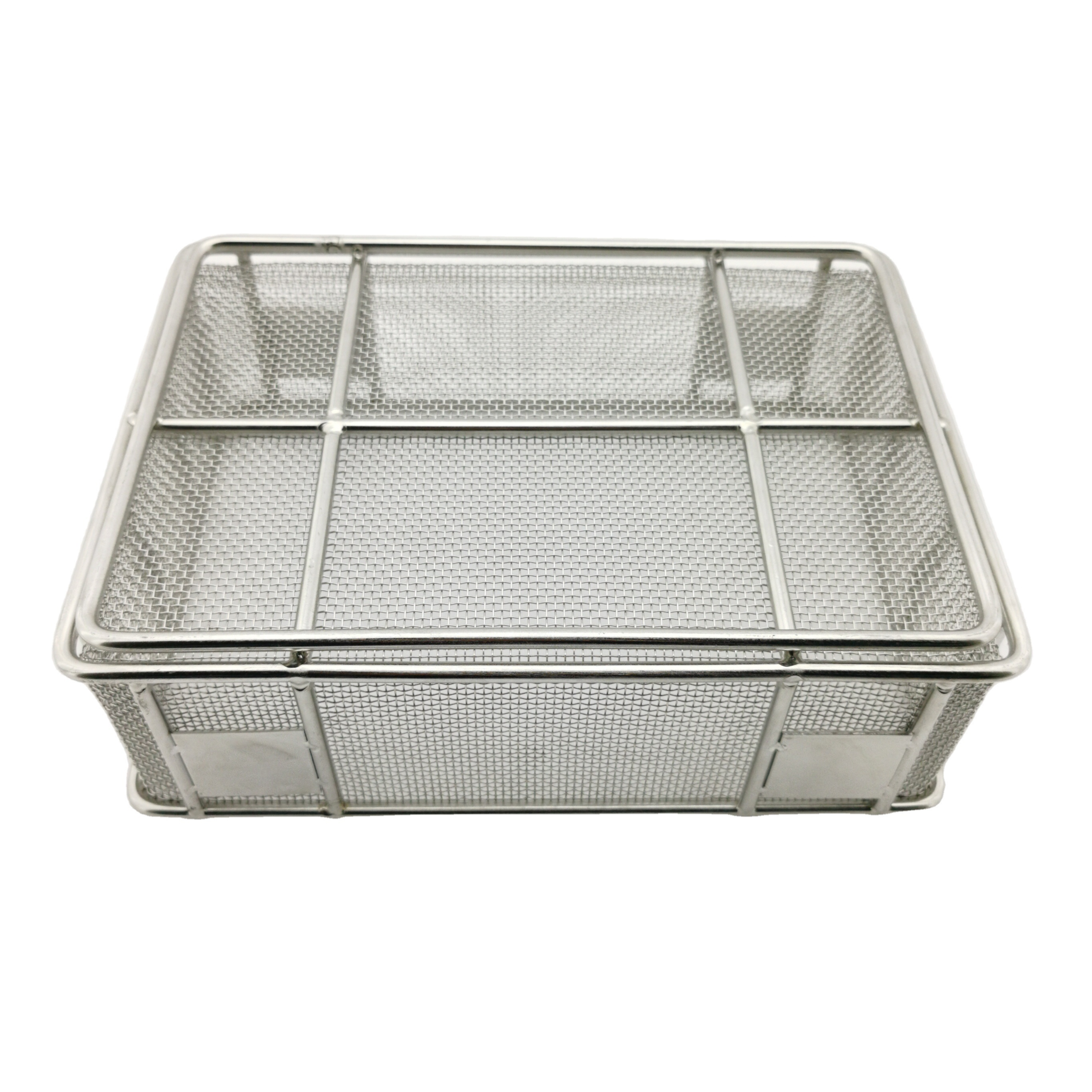 stainless steel wire mesh medical disinfect tray/medical tray/Heat treat 304 stainless steel wire mesh Bulk wire baskets