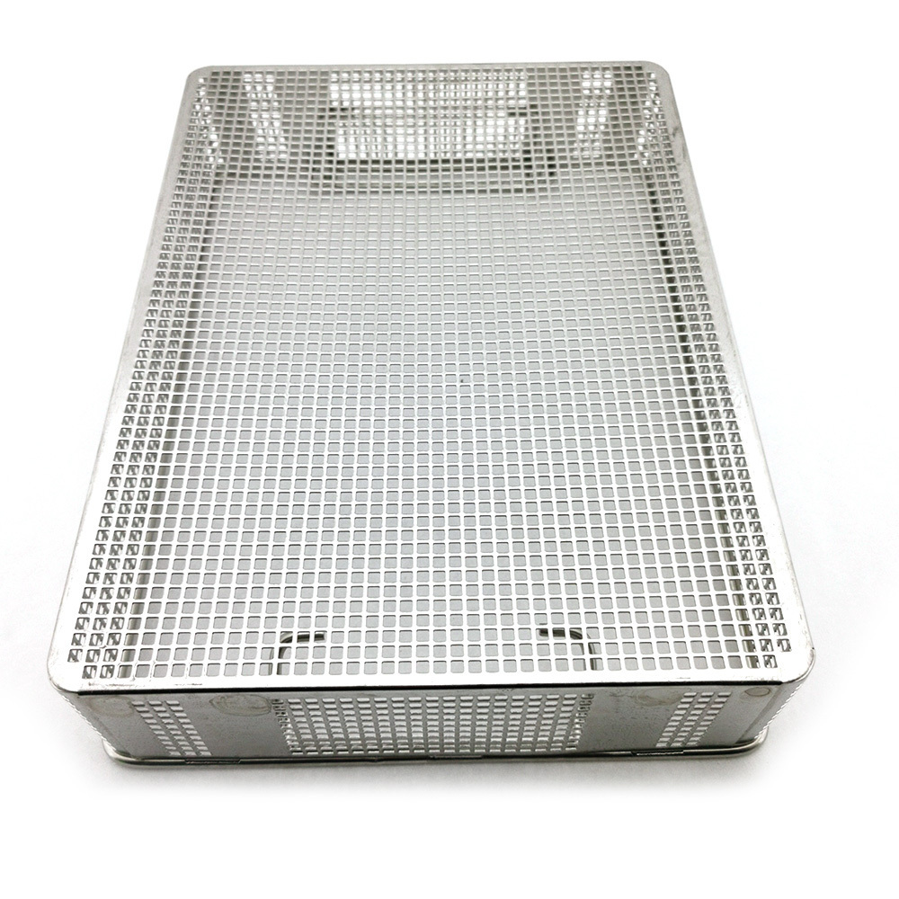 stainless steel Hospital special disinfect metal basket industrial metal basket stainless steel perforated basket