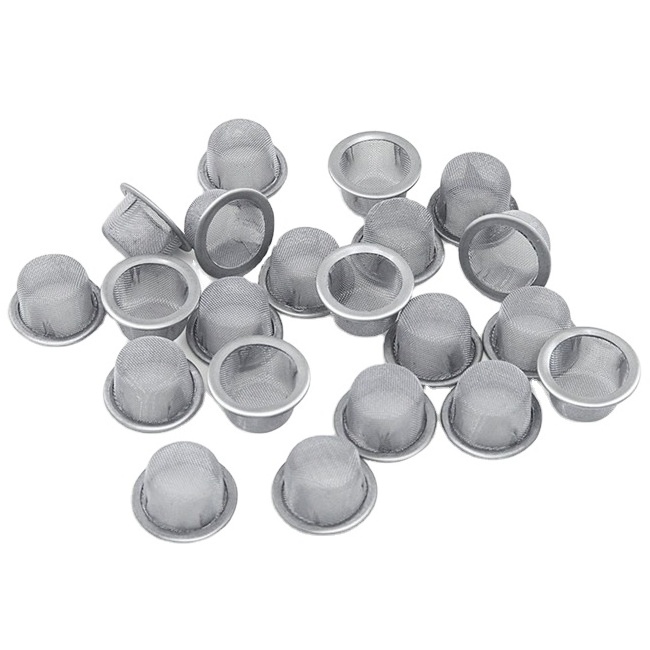 12MM Dome Slide Screen Meshes Stainless Steel Cup Filter Replacement