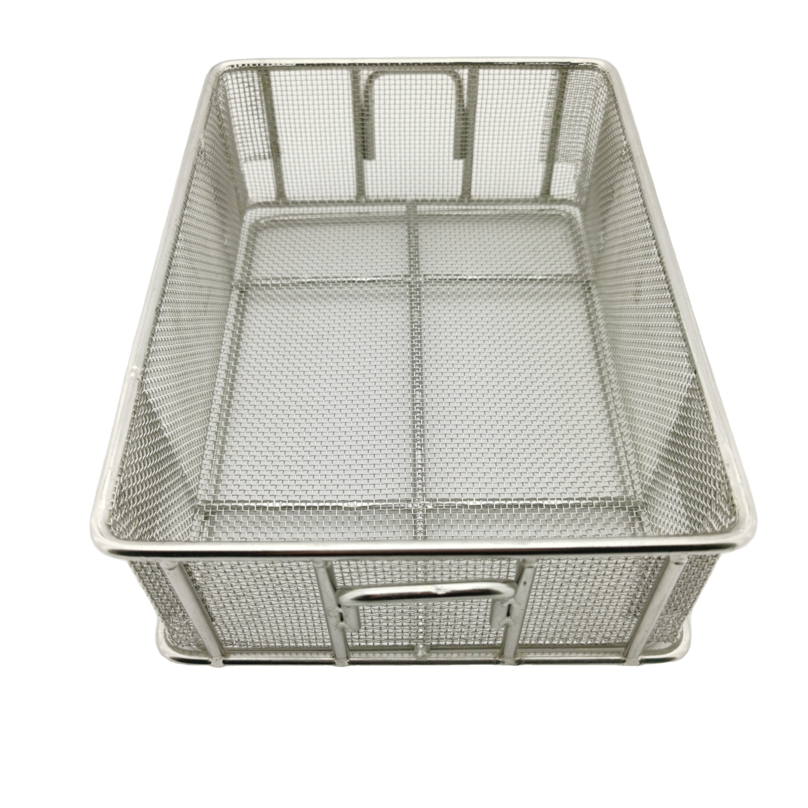 stainless steel wire mesh medical disinfect tray/medical tray/Heat treat 304 stainless steel wire mesh Bulk wire baskets