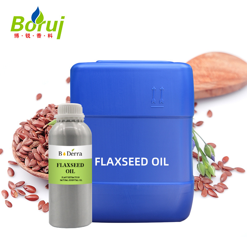 Cosmetic grade cold pressed linseed oil with Chinese manufacturer price private label bulk linseed oil wholesale for hair skin