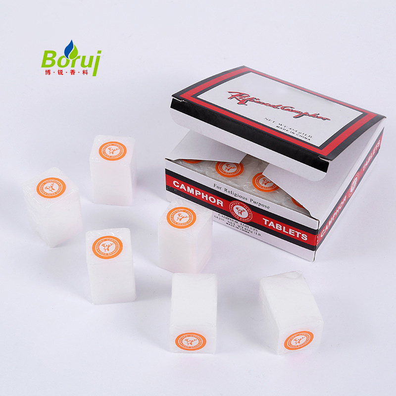 Premium Quality Refined Camphor Blocks 100% Natural Square Camphor Tablets for Incense, Insenses Aromatherapy, Odor Eliminator