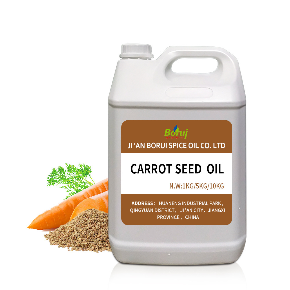 100% Pure Natural Cold Pressed Therapeutic Grade Carrot Seed Oil Carrier Oil for Skin Brightening Moisturizer Whitening Firming