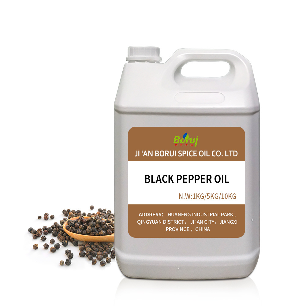 Undiluted 100%pure organic black pepper oil by supercritical co2 extraction for cosmetic massage personal care products