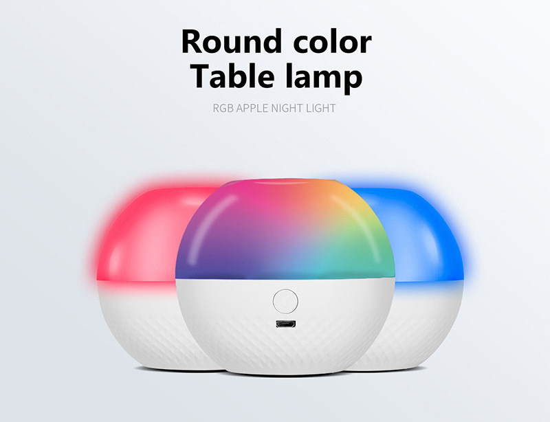 13 Color Changing Wireless Night Light for Kids Remote Control Touch USB Rechargeable RGB Night Lamp Bedroom Smart Table Lamp