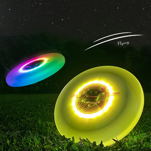 RGB Smart Frisbee Ultimate Disc Rechargeable Auto Light Up LED Flying Disc for Adults Kids Party Gifts Outdoor Balle Frisbee