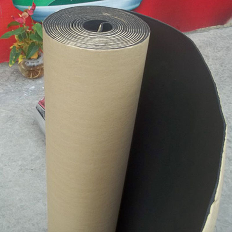 Nitrile Rubber Insulation Sheet with adhesive  NBR PVC foam roll with Mesh Glue Rubber Foam Sheet for air conditioner