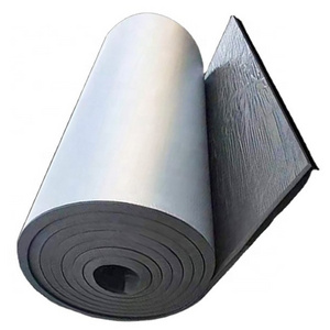 Nitrile Rubber Insulation Sheet with adhesive  NBR PVC foam roll with Mesh Glue Rubber Foam Sheet for air conditioner