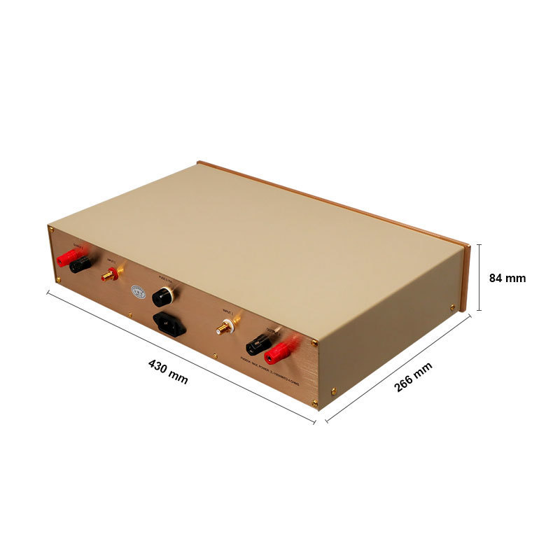 BRZHIFI China Manufacturer AUDIO FM300A Hi-Fi Power Amplifier 150W*2 Professional Golden Amplificador