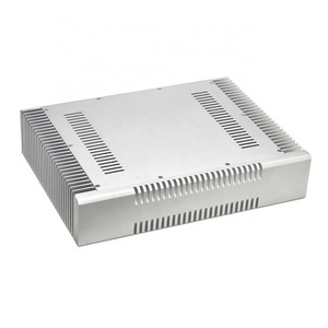 BRZHIFI BZ4309 Hot Sell OEM DIY Hifi Amplifier Aluminum Enclosure Custom Amp Cases Box Hi End Silver Heat Sink Alum chassis