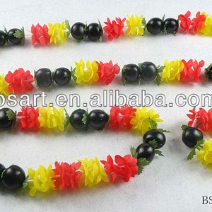 Hawaii flower fruit kukui nut leis