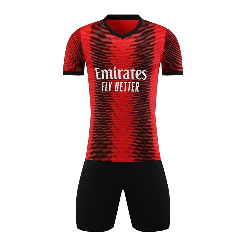 Customize the latest top quality club 23/24 football shirt training football suit breathable men's/children's football suit.