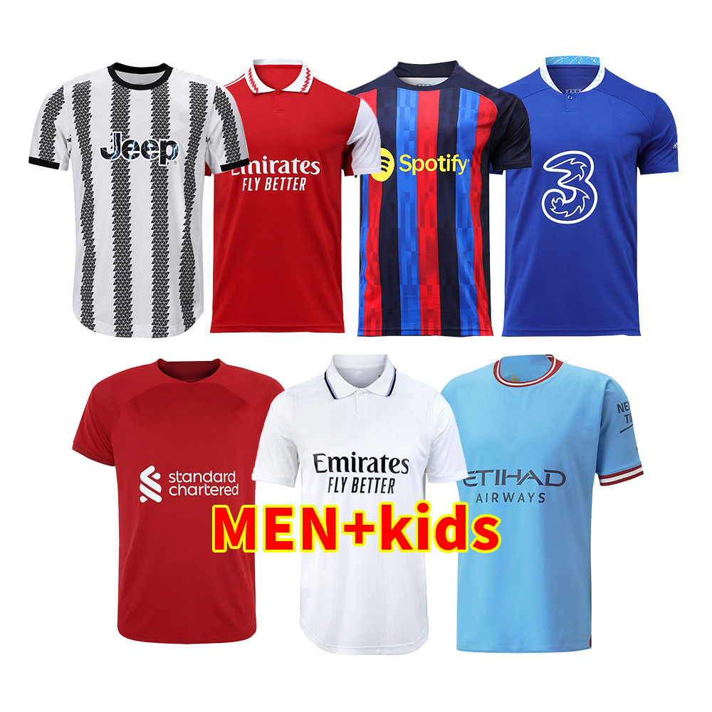 Ronaldo Jerseys for Children 22/23 Messi Argentina Jerseys for French and German Football Jersey