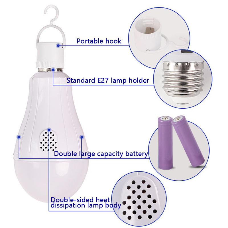 Rechargeable Led Emergency Light Bulb