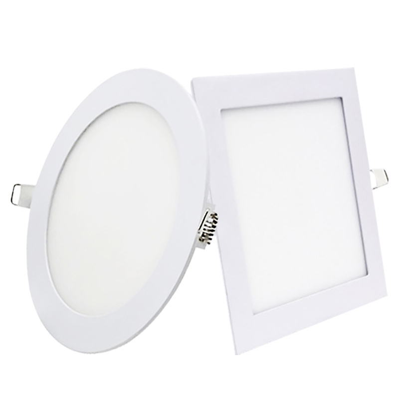 Round Square 60x60 12W 18W LED Flat Lighting Lifespan Project Panel Light Ceiling Led Panel Light