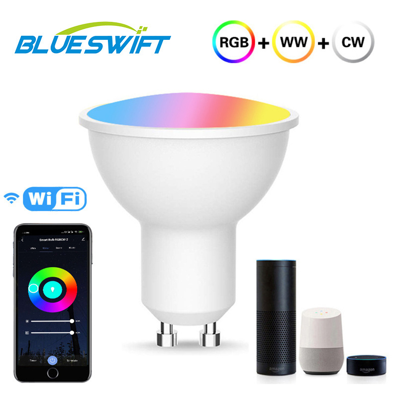 Smart Life App G10 RGB CW2700K-6500K 5W Wifi Color Bulb Led Smart home Light Graffiti Bulbs