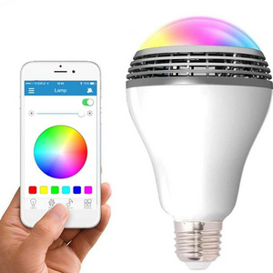 LED Smart Music Light Bulb Speaker E27 Base RGB Mode Control Remote Led Music Bulb