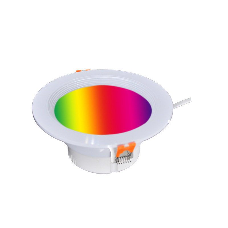 Dimmable RGB Color Tuya Smart 10w LED Recessed Downlight Color Changing Ceiling Light