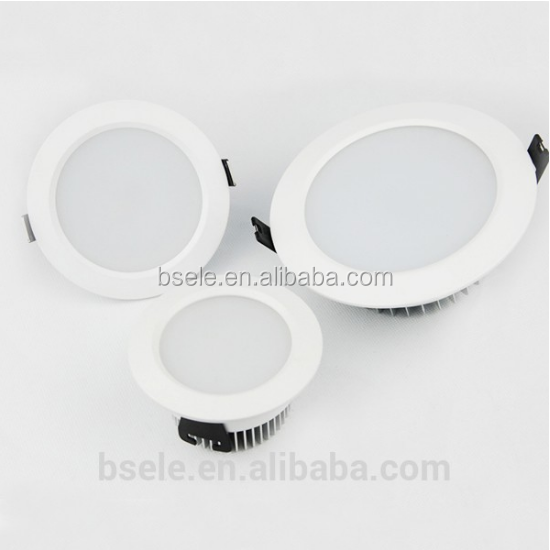 Plastic downlight cover Led trimless recessed downlight soffit lighting