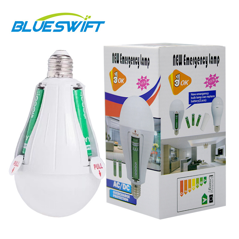 Intelligent E27 Rechargeable Emergency Smart Bulb Light LED Emergency Bulb Light with Battery Built-in