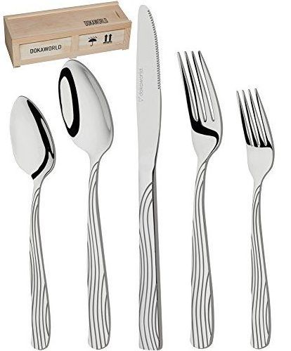 Italian Style Metal Flatware Set Dinnerware Accessory  For Household Useful Stainless Steel Cutlery Set Silver Coated