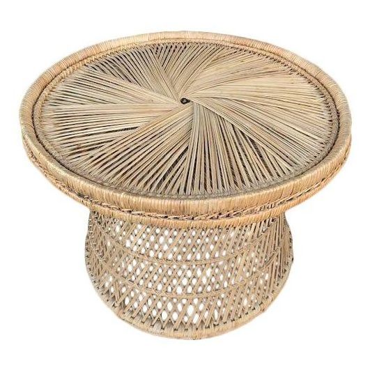 Set of two Bamboo Rattan Tables House Decorative Good Quality Eco Friendly Home Decorative Wooden Rattan Furniture