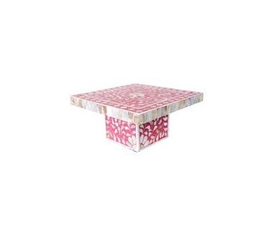 Premium Grade Bone Inlay Cake Stand Anti Slip Base Round or Square Full Geometric Style latest Cupcakes Stand Dessert Table Mini