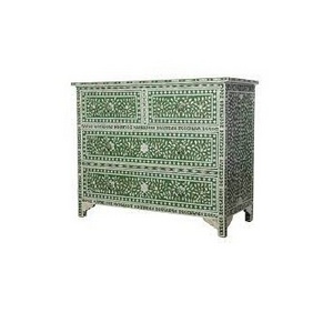 Handmade Chest of Drawer Bone Inlay Living Room Cabinet Wholesale Manufacturer Side Sideboard Corner Cabinet Kitchen Cabinets Tv