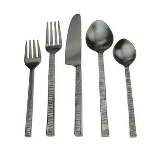 Italian Style Metal Flatware Set Dinnerware Accessory  For Household Useful Stainless Steel Cutlery Set Silver Coated