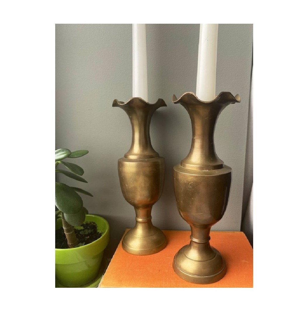 Wholesale Supplies Large Flower vase Indoor Home Garden Accessories Royal Home Decoration Royal Solid Brass Flower Vase