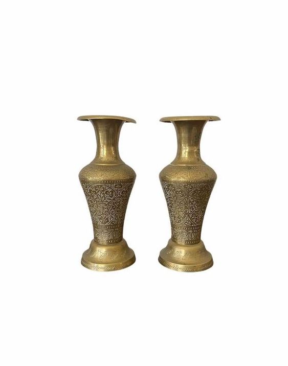 Wholesale Supplies Large Flower vase Indoor Home Garden Accessories Royal Home Decoration Royal Solid Brass Flower Vase