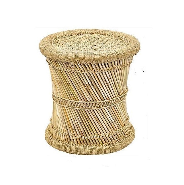 Bulk Supply Indoor Outdoor Rattan Furniture Set Bohemian Style Bamboo Dinning With Chairs For Evening Parties Meeting Use