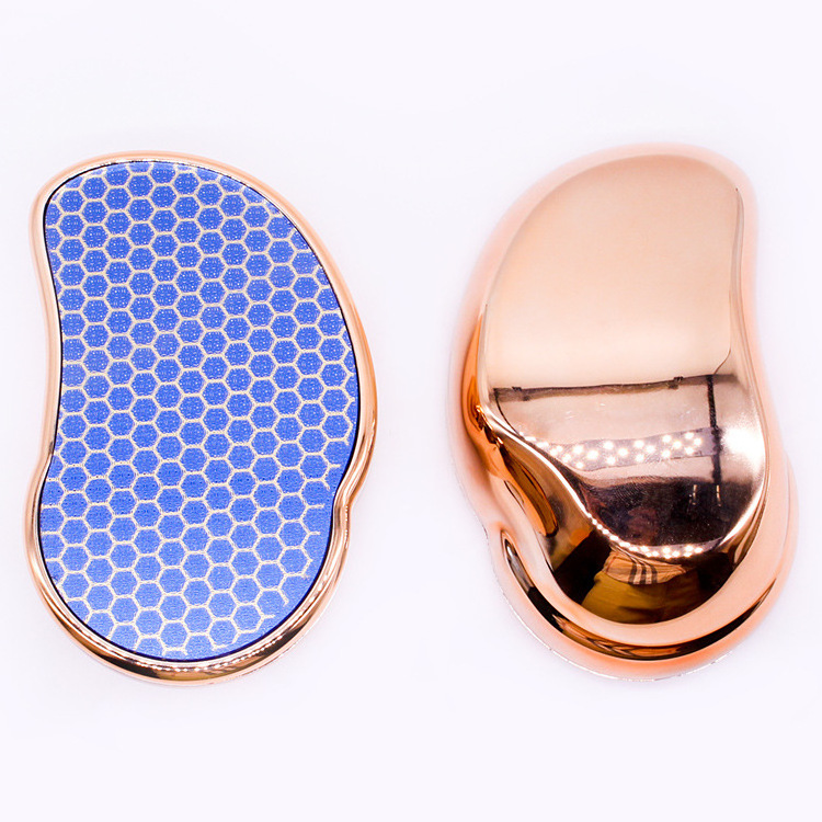 Gold Color Dead Skin Foot Scrubber Nano Toes Nail File Foot Heel Callus Remover